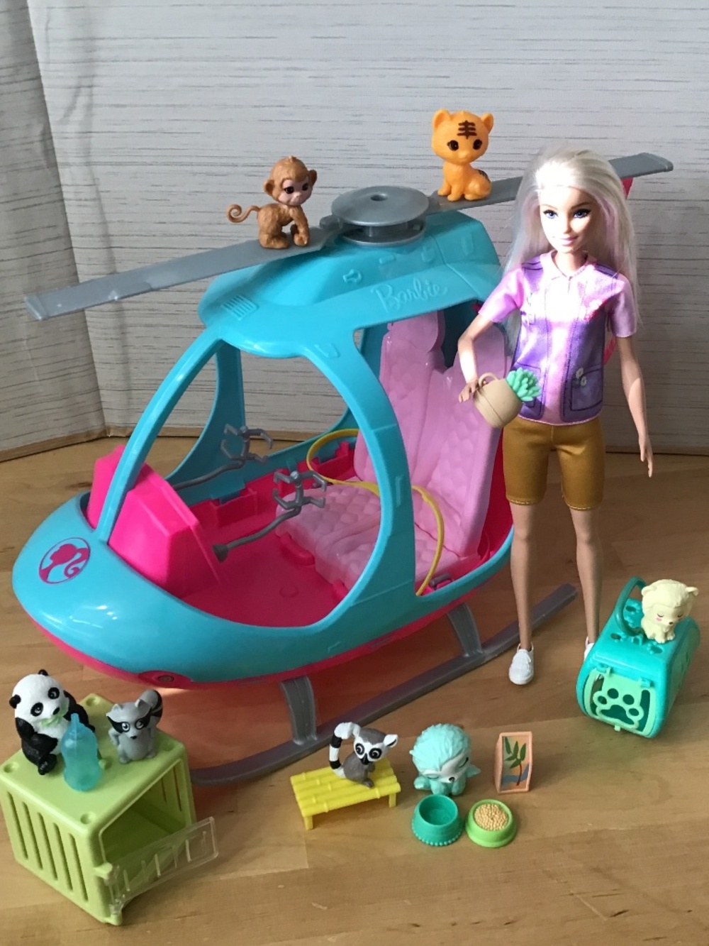 Barbie Doll and Helicopter